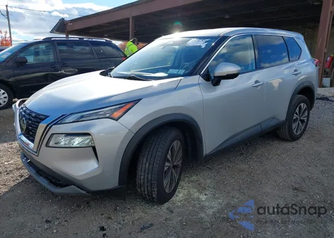 2021 Nissan Rogue Sv Intelligent Awd из США, поврежденный, VIN JN8AT3BBXMW213475